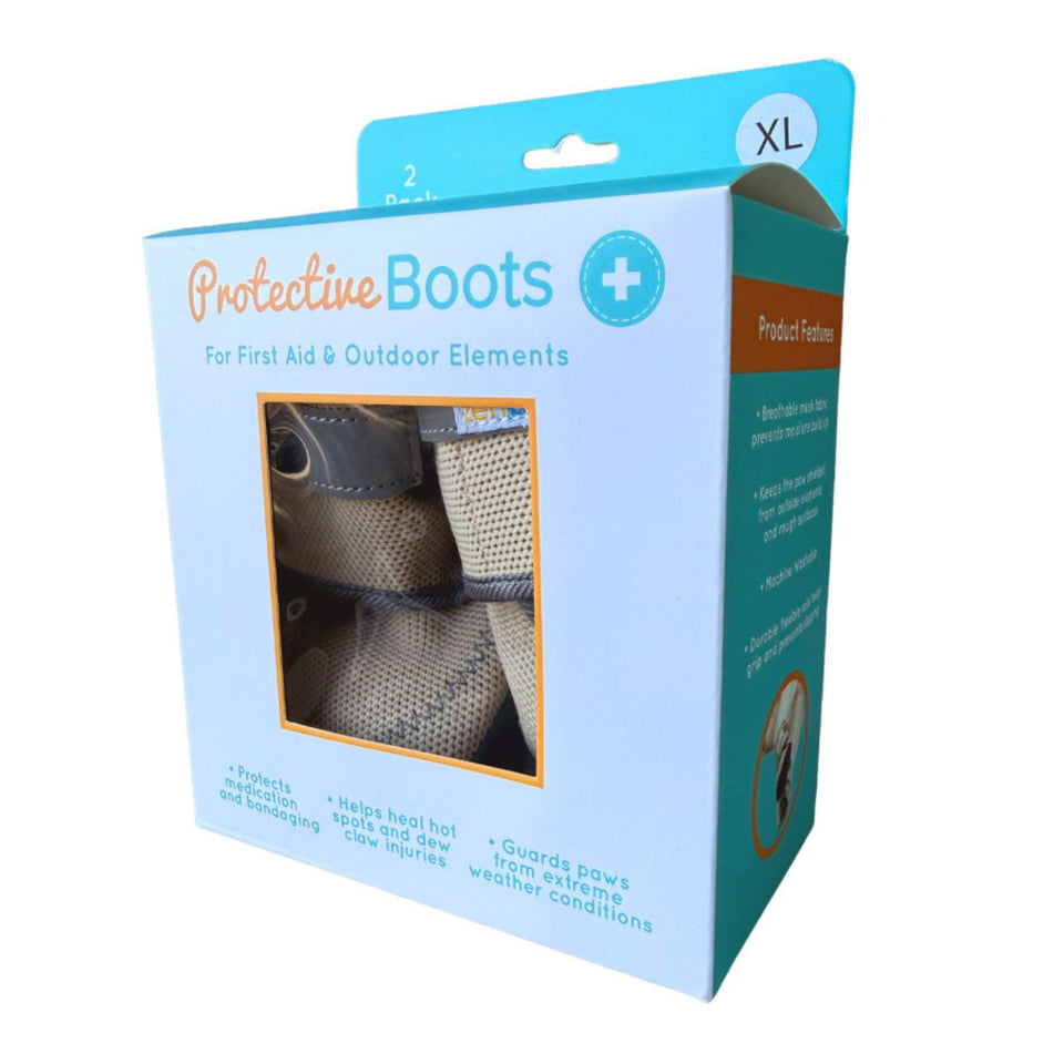 ZenPet Protective Dog Boots 1ea/XL, 2 pk