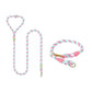Dog Rope Leash and Collar Set - Cotton Candy - Pets Perfect