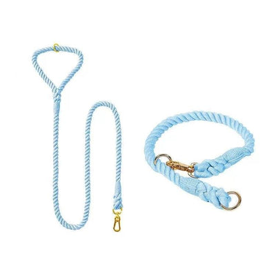 Dog Rope Dog Leash and Dog Collar Set - Blumond, Small
