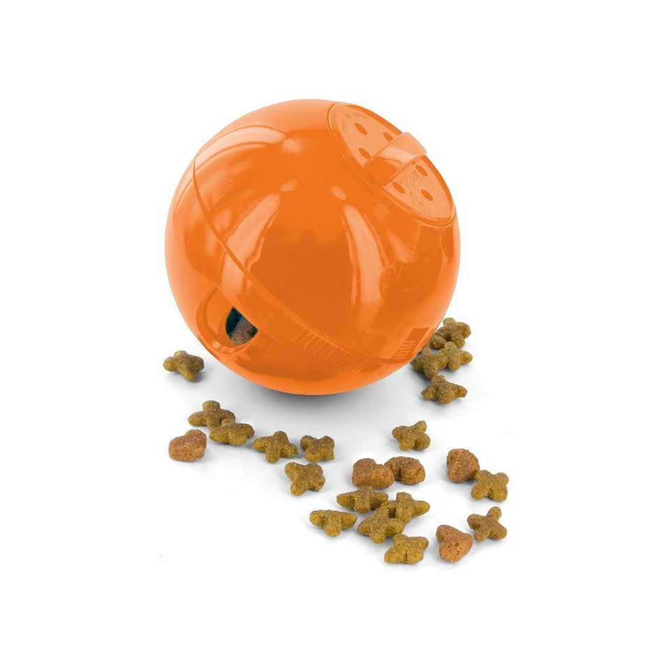 PetSafe SlimCat Food Dispenser Cat Toy Orange