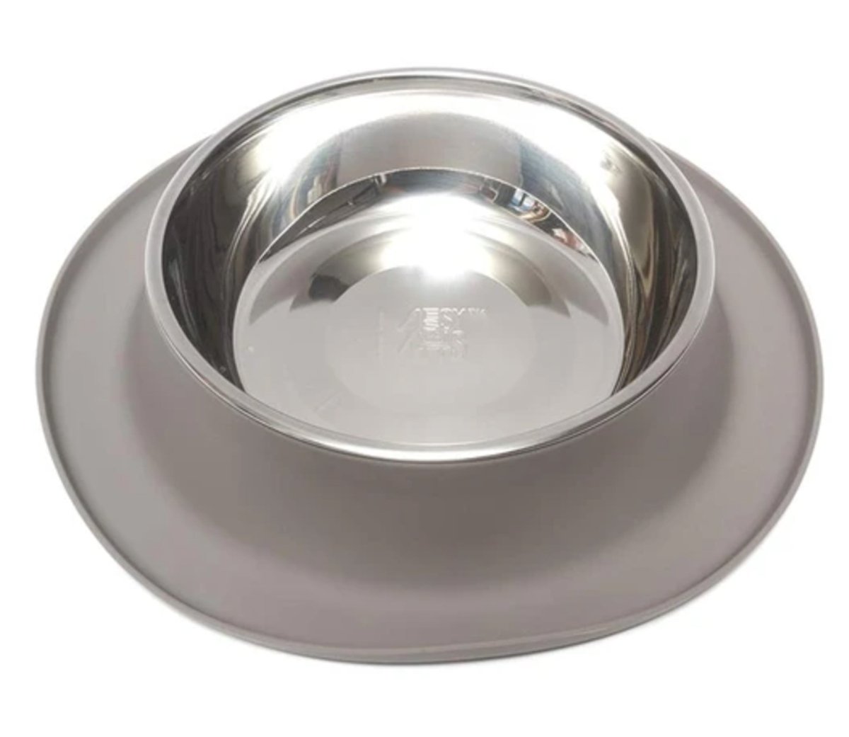 Messy Mutts Dog Feeder Grey 1.5 Cup - Pets Perfect