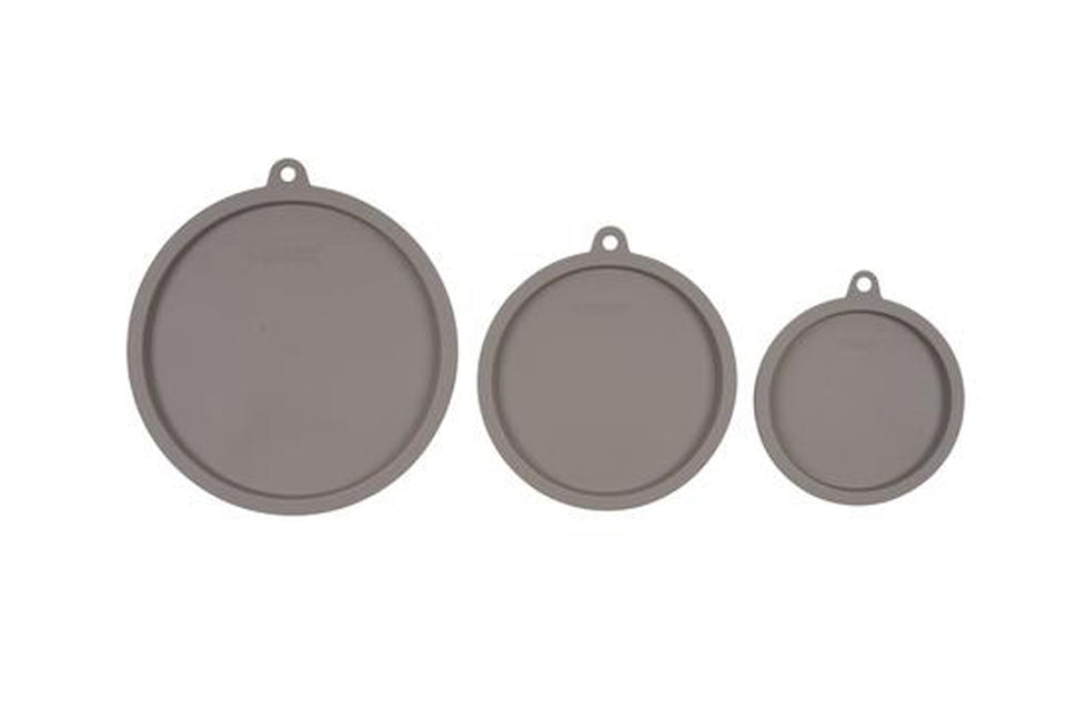 Messy Mutts Dog Bowl Silicone Cover, Grey X-Large