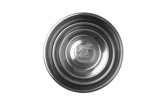 Messy Mutts Dog Bowl Stainless Steel 3 Cup - Pets Perfect