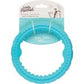 Messy Mutts Totally Dog Chew N Tug Ring Teal - Pets Perfect