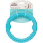 Messy Mutts Totally Dog Chew N Tug Ring Teal - Pets Perfect