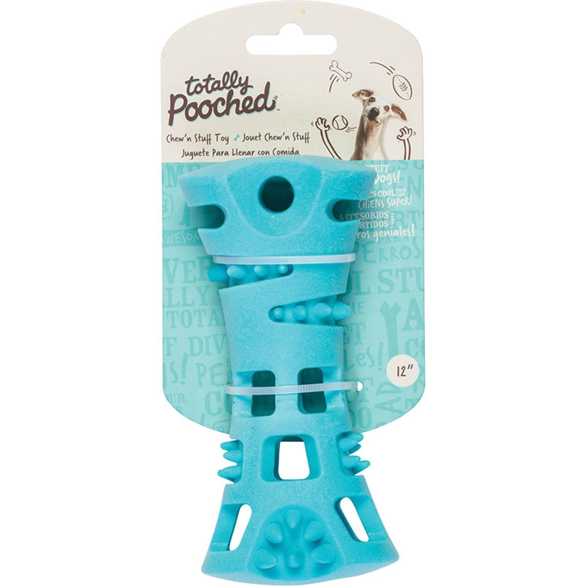 Messy Mutts Totally Dog Chew N Stuff Teal - Pets Perfect