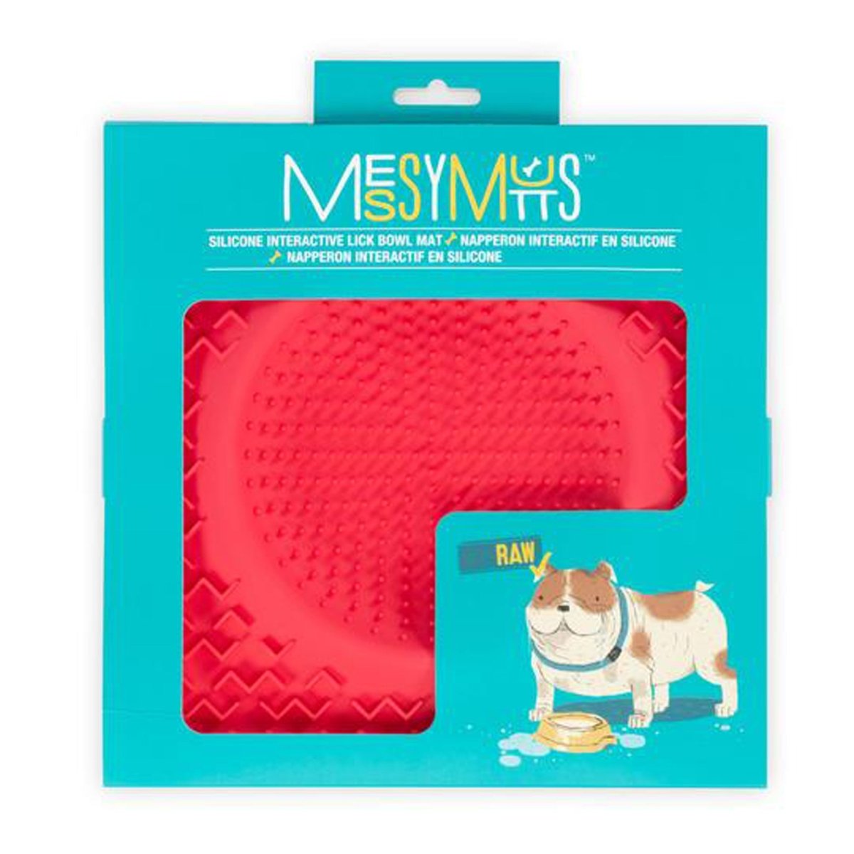 Messy Mutts Dog Therapeutic Lickin Bowl Watermelon - Pets Perfect