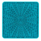 Messy Mutts Dog Framed Silicone Interactive Licking Mat 10In X 10In Blue - Pets Perfect