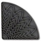 Messy Mutts Dog Licking Mat Triangle Grey - Pets Perfect