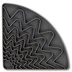 Messy Mutts Dog Licking Mat Triangle Grey - Pets Perfect