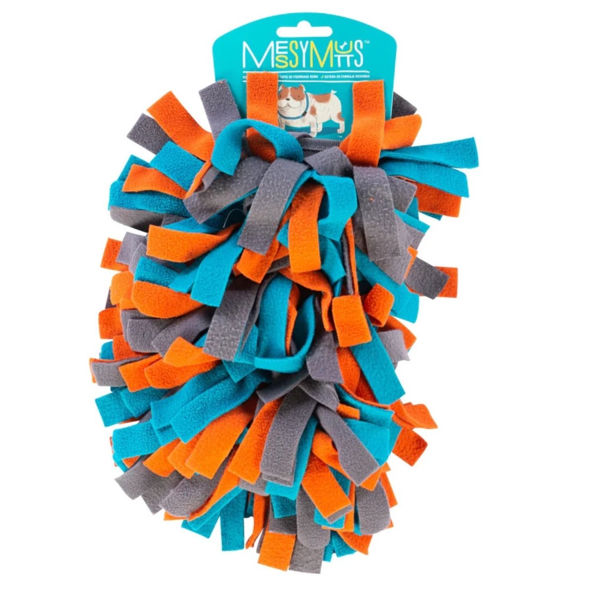 Messy Mutts Dog Round Forage Mat 15 Inch - Pets Perfect