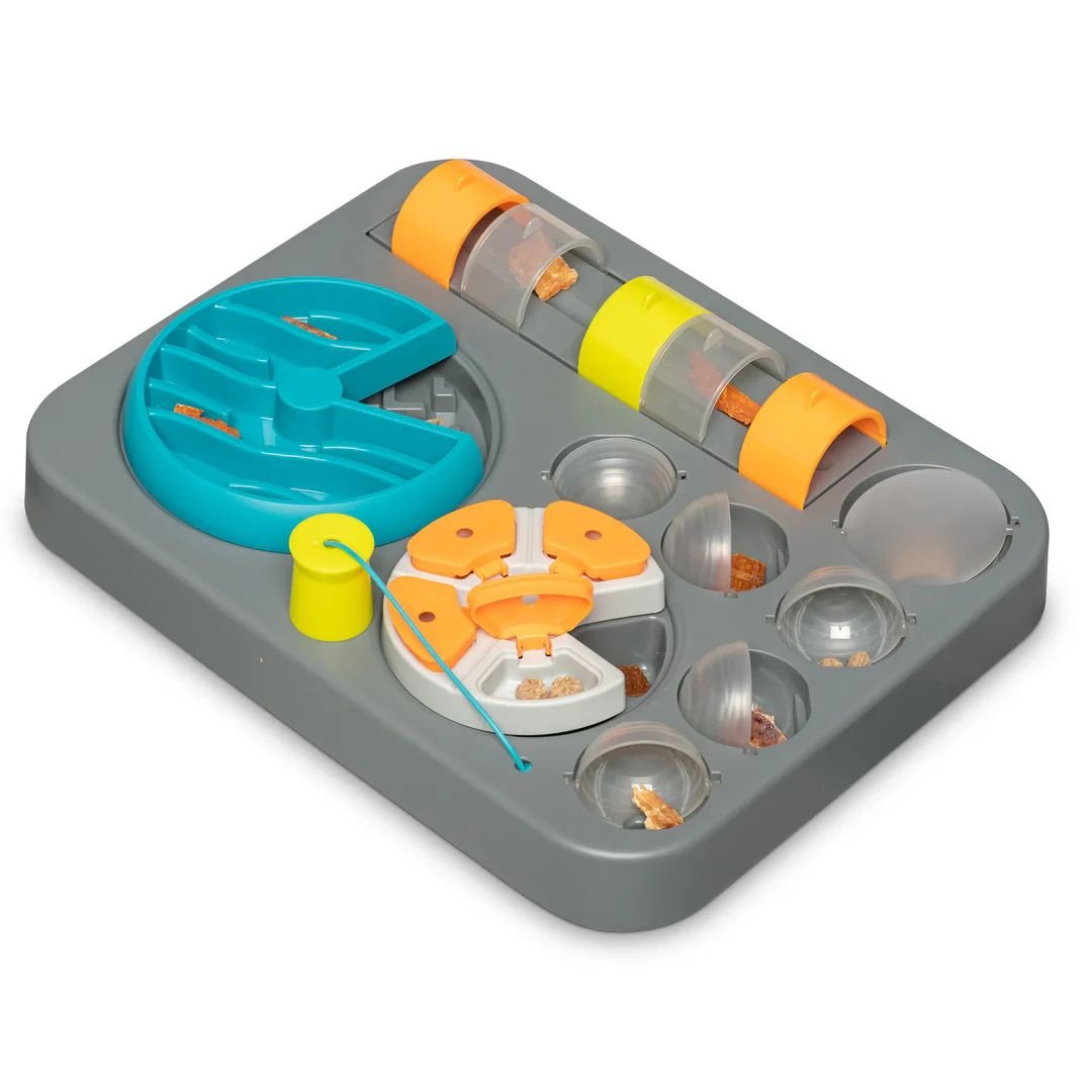 Messy Mutts Dog Interactive Puzzle Feeder Rectangular Large - Pets Perfect
