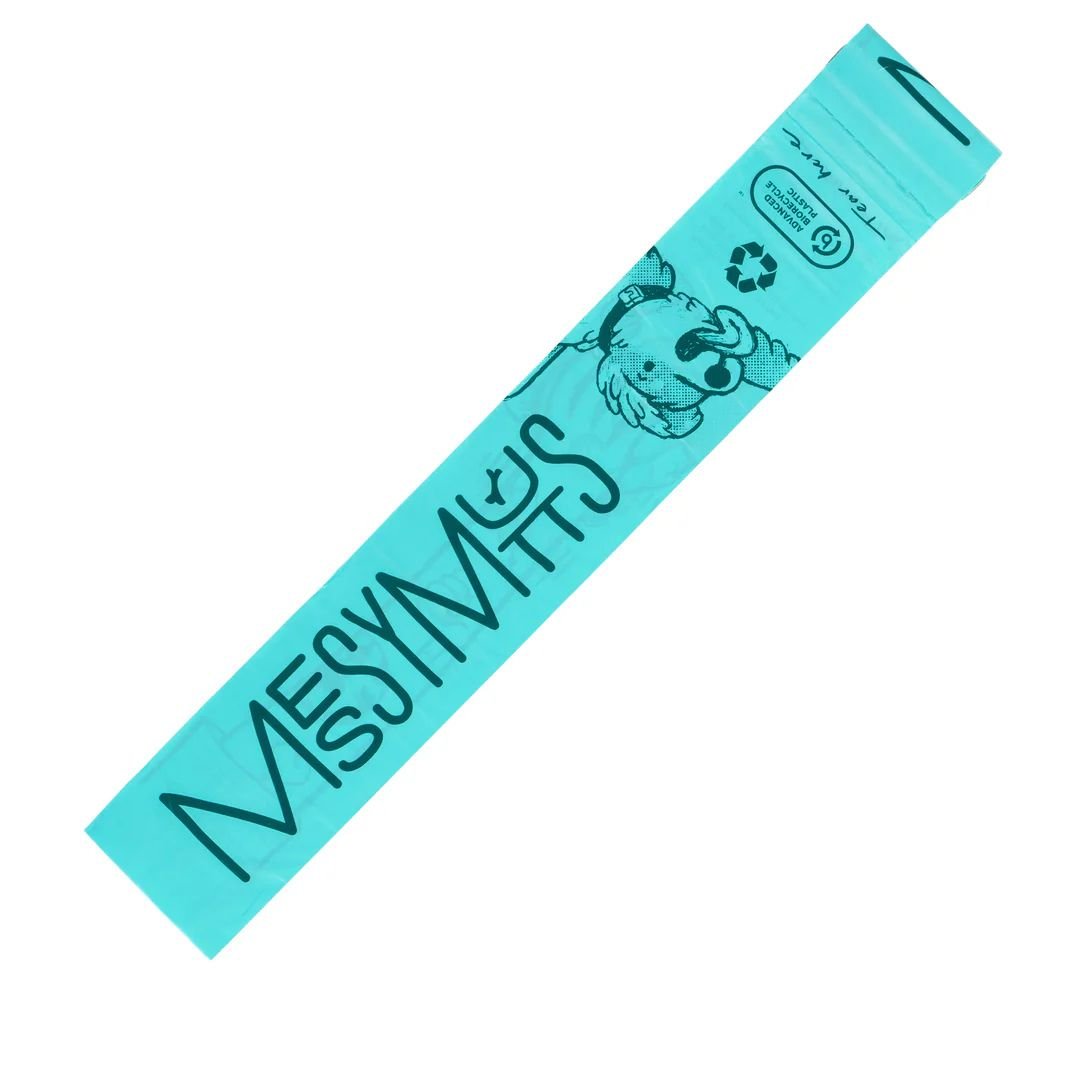 Messy Mutts Dog Advanced Biorecycle Poop Bag Teal 8 Rolls 120 Count - Pets Perfect
