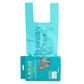 Messy Mutts Dog Advanced Biorecycle Poop Bag Teal Tie Up Handle Teal, view 4