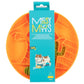 Messy Mutts Dog Silicone Interactive Lick Bowl Desert Pattern Orange - Pets Perfect