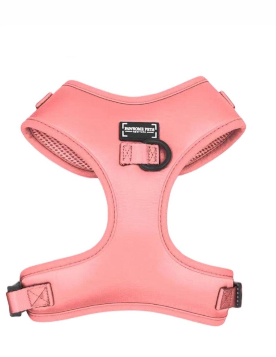 Adjustable Silk Dog Harness, Coral