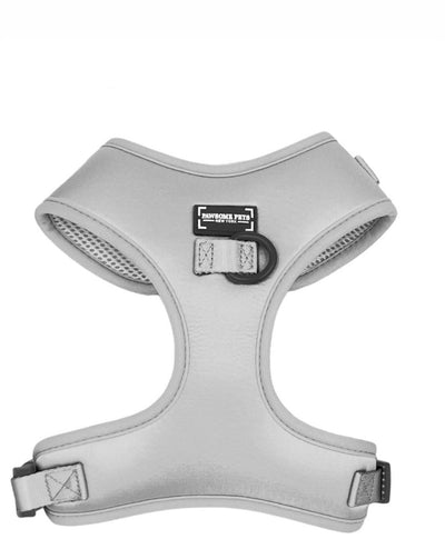 Adjustable Silk Dog Harness, Grey