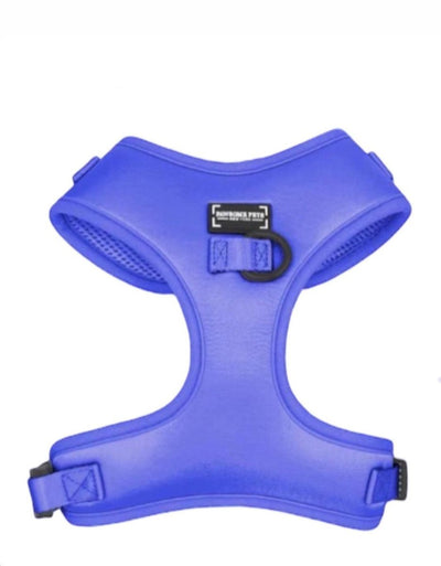 Adjustable Silk Dog Harness, Dark Blue