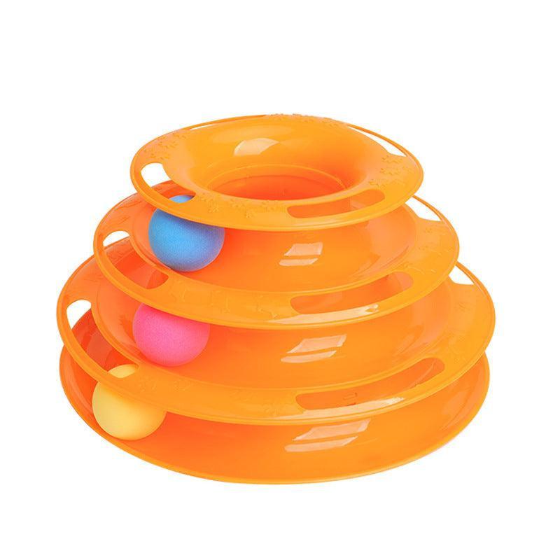 Interactive Cat Ball Tower Tracks Toy - Fun And Engaging Playtime For Your Feline Friend - Pets Perfect