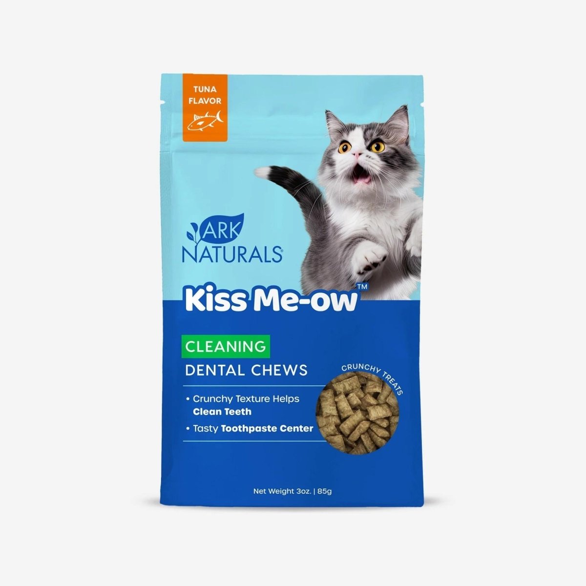 Ark Naturals Cat Dental Chews Kiss Me - Ow Cleaning Tuna 3oz. - Pets Perfect