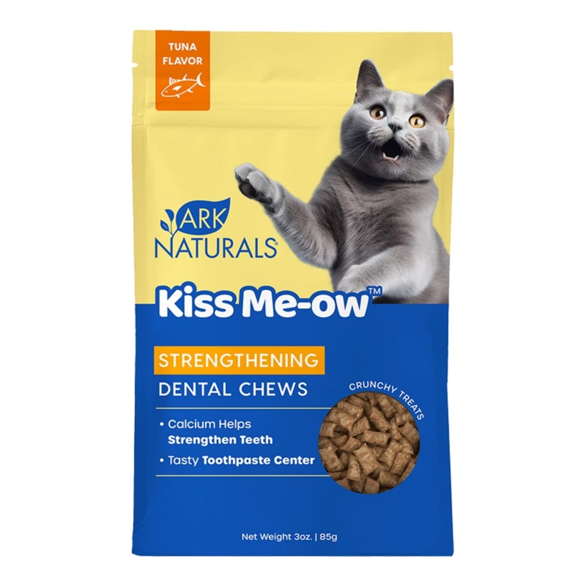 Ark Naturals Cat Dental Chews Kiss Me - Ow Strengthing Tuna 3oz. - Pets Perfect