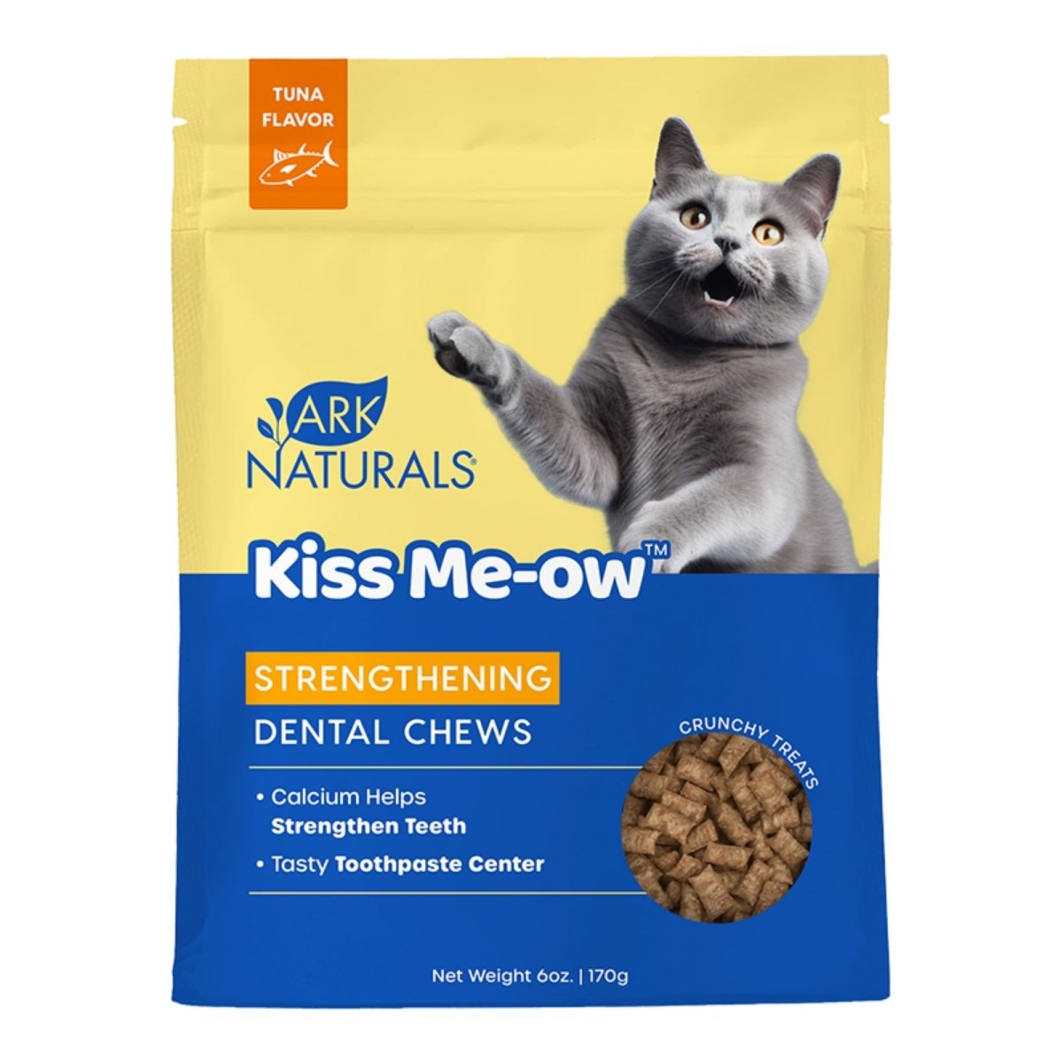 Ark Naturals Cat Dental Chews Kiss Me - Ow Strengthing Tuna 6oz. - Pets Perfect