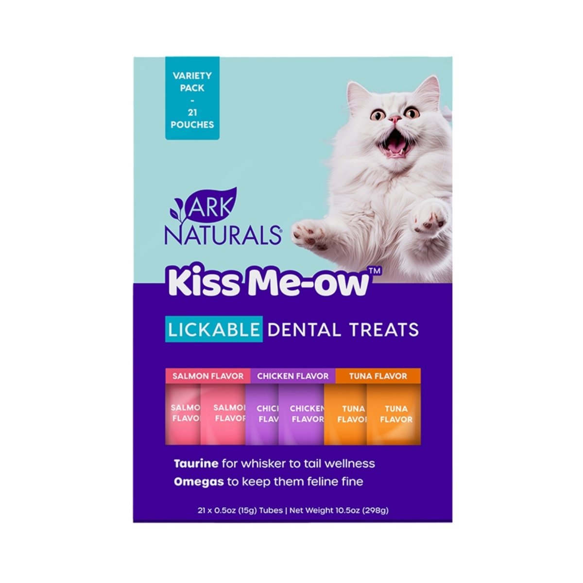 Ark Naturals Cat Lickable Kiss Me - Ow Variety Pack 10.5oz. - Pets Perfect