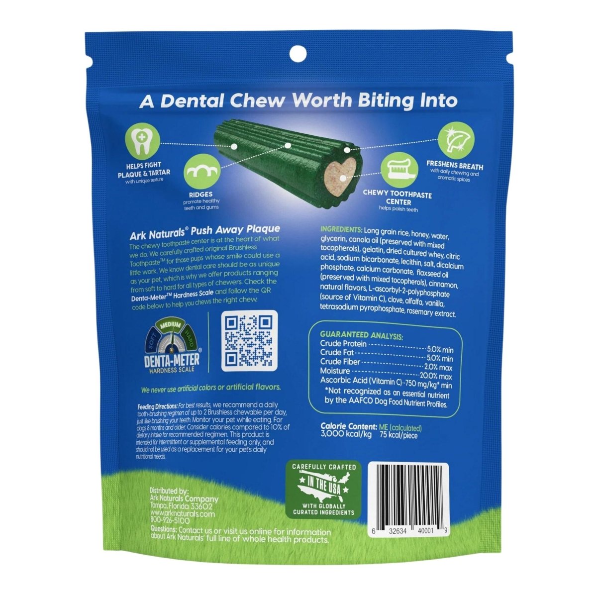 Ark Naturals Breath - Less Brushless Toothpaste Medium To Large Dog Chews, 18 - oz. Bag - Pets Perfect
