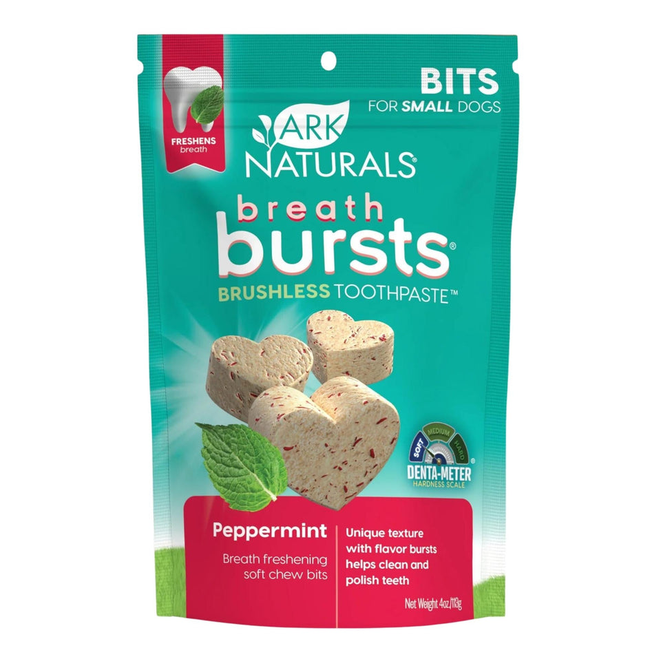 Ark Naturals Dog Breath Bursts Peppermint Bits, 4 oz