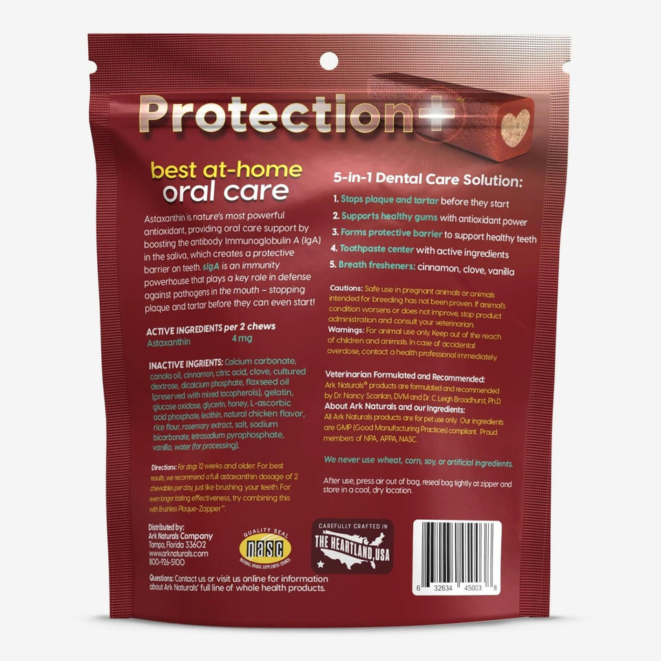 Ark Naturals Protection+ Toothpaste 5-in-1, 1 lb, 2 oz Bag Large Dog Chews