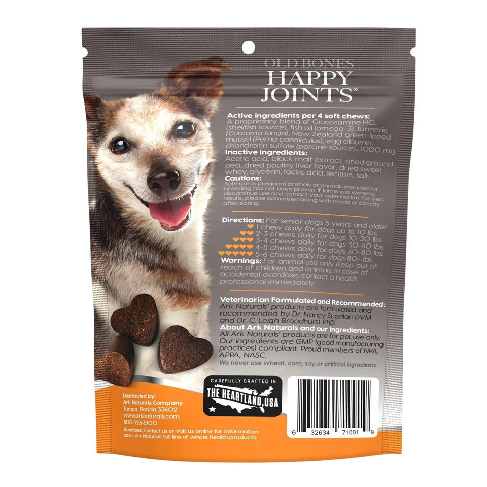 Ark Naturals Gray Muzzle Joint Health Senior Dog Treats, 3.17-oz. Bag, 90 ct