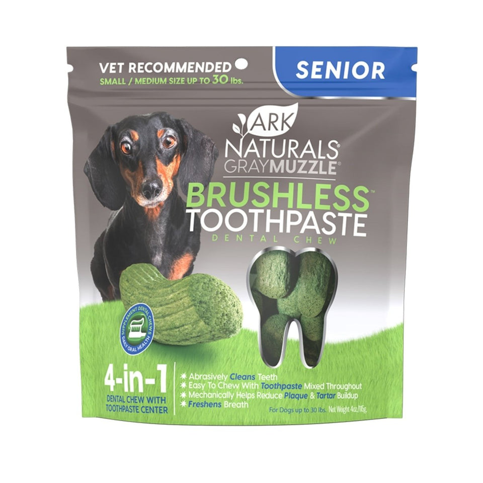 Ark Naturals Gray Muzzle Brushless Toothpaste Small/Medium, 4.1 oz