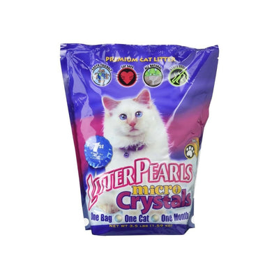 Ultra Pet Litter Pearls Micro Crystal Silica Gel Cat Litter - 3.5 lb