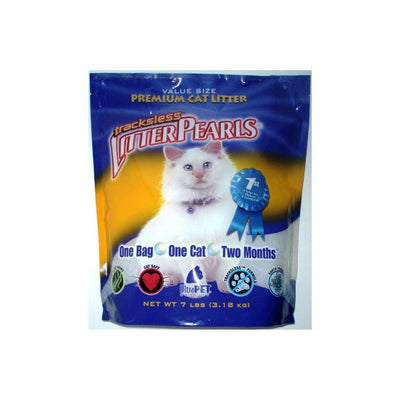 Ultra Pet Tracksless Litter Pearls Silica Gel Cat Litter - 7 lb