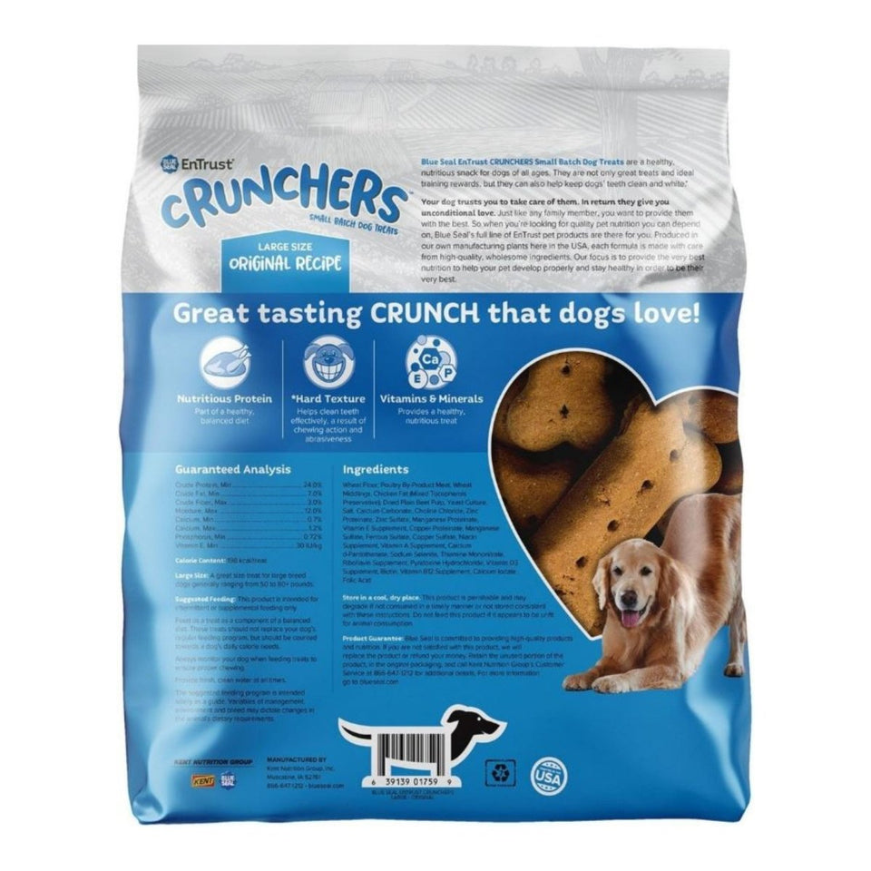 Blue Seal Entrust Crunchers Small Batch Dog Treats Original Large, view 2