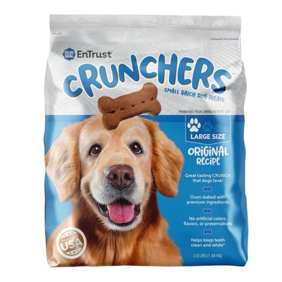 Blue Seal Entrust Crunchers Small Batch Dog Treats Original Large