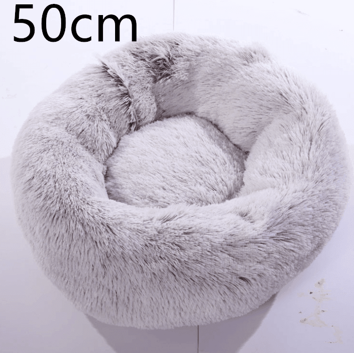 Cozy Haven: Luxurious Round Pet Bed For Winter Comfort - Pets Perfect