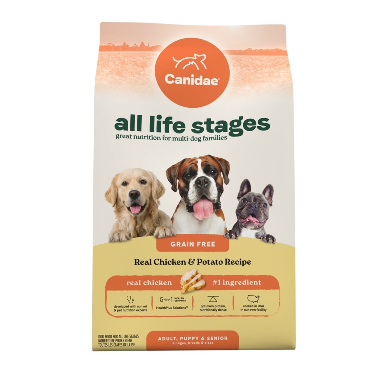 CANIDAE All Life Stages Dry Dog Food | Real Chicken & Wholesome Grains 4 lb - Pets Perfect