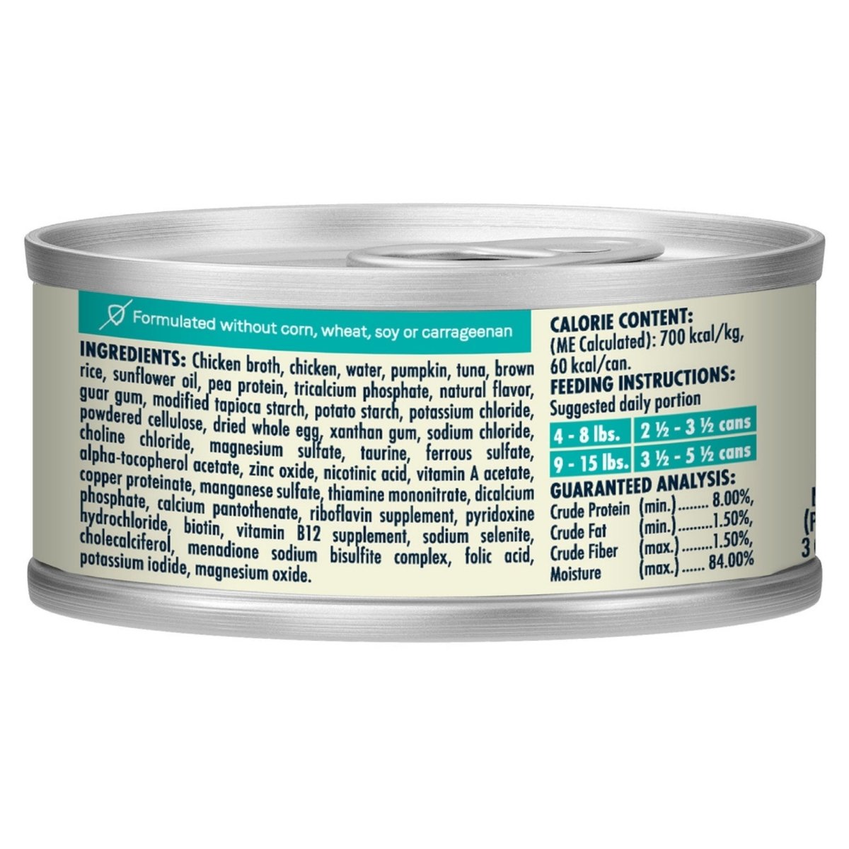 CANIDAE Balanced Bowl Canned Cat Food Chicken Pumpkin, 24ea/3 oz - Pets Perfect
