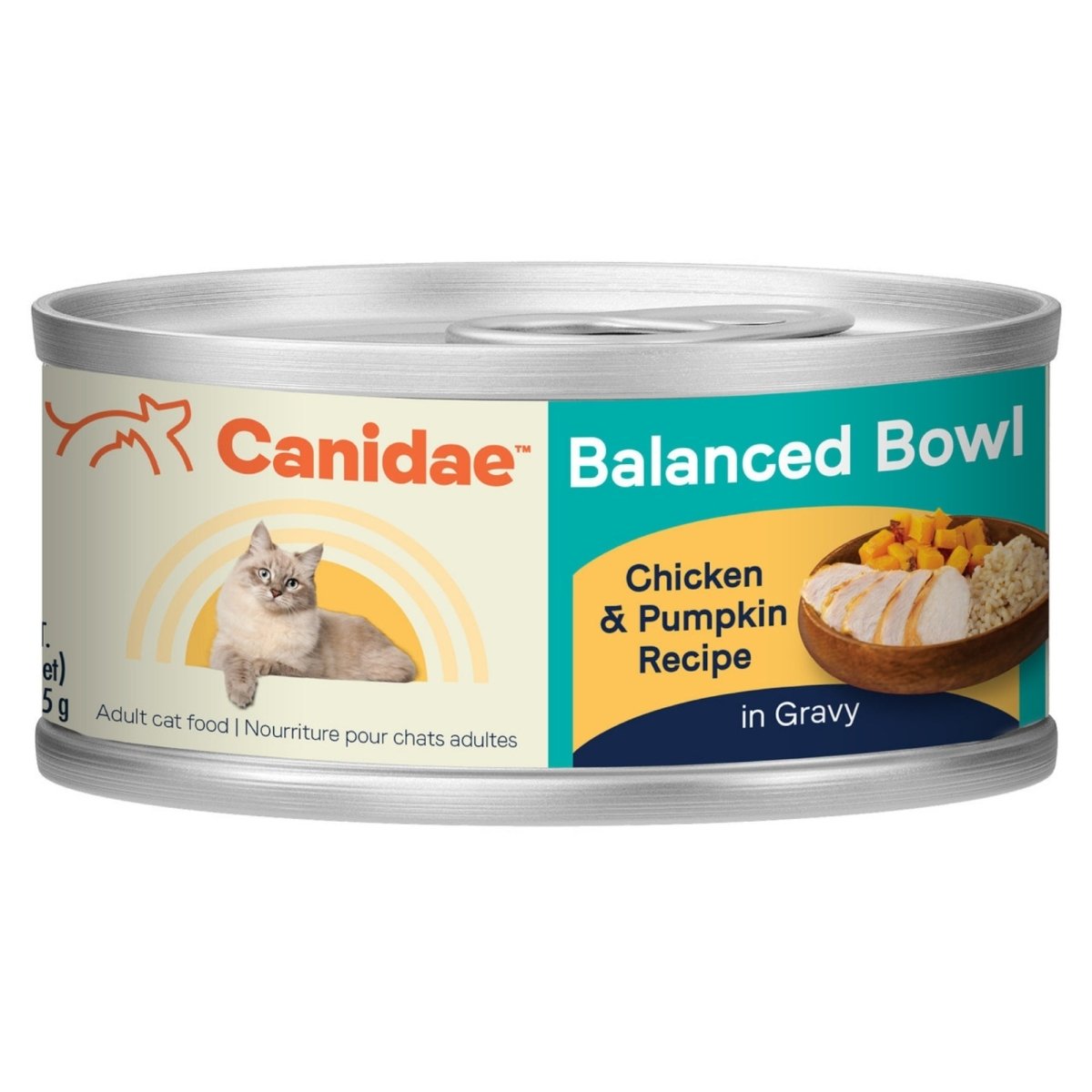 CANIDAE Balanced Bowl Canned Cat Food Chicken Pumpkin, 24ea/3 oz - Pets Perfect