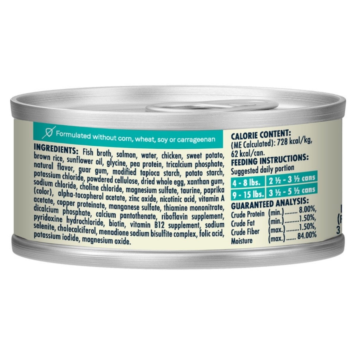 CANIDAE Balanced Bowl Canned Cat Food Salmon Sweet Potato, 24ea/3 oz - Pets Perfect