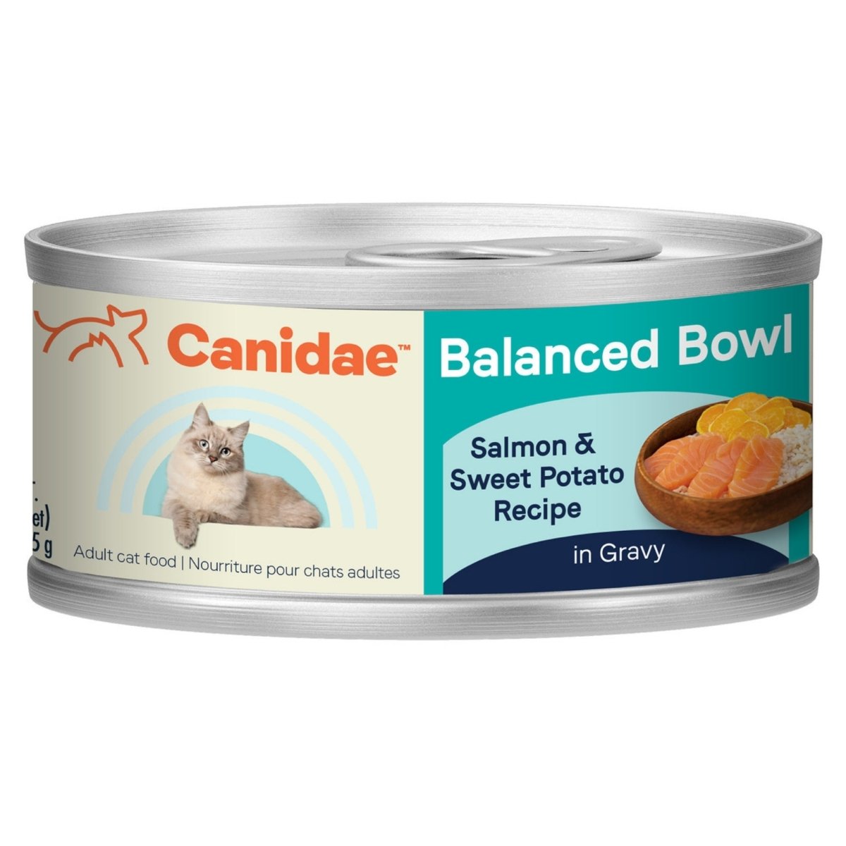 CANIDAE Balanced Bowl Canned Cat Food Salmon Sweet Potato, 24ea/3 oz - Pets Perfect