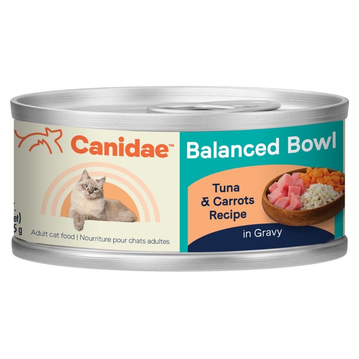 CANIDAE Balanced Bowl Canned Cat Food Tuna Carrots, 24ea/3 oz - Pets Perfect