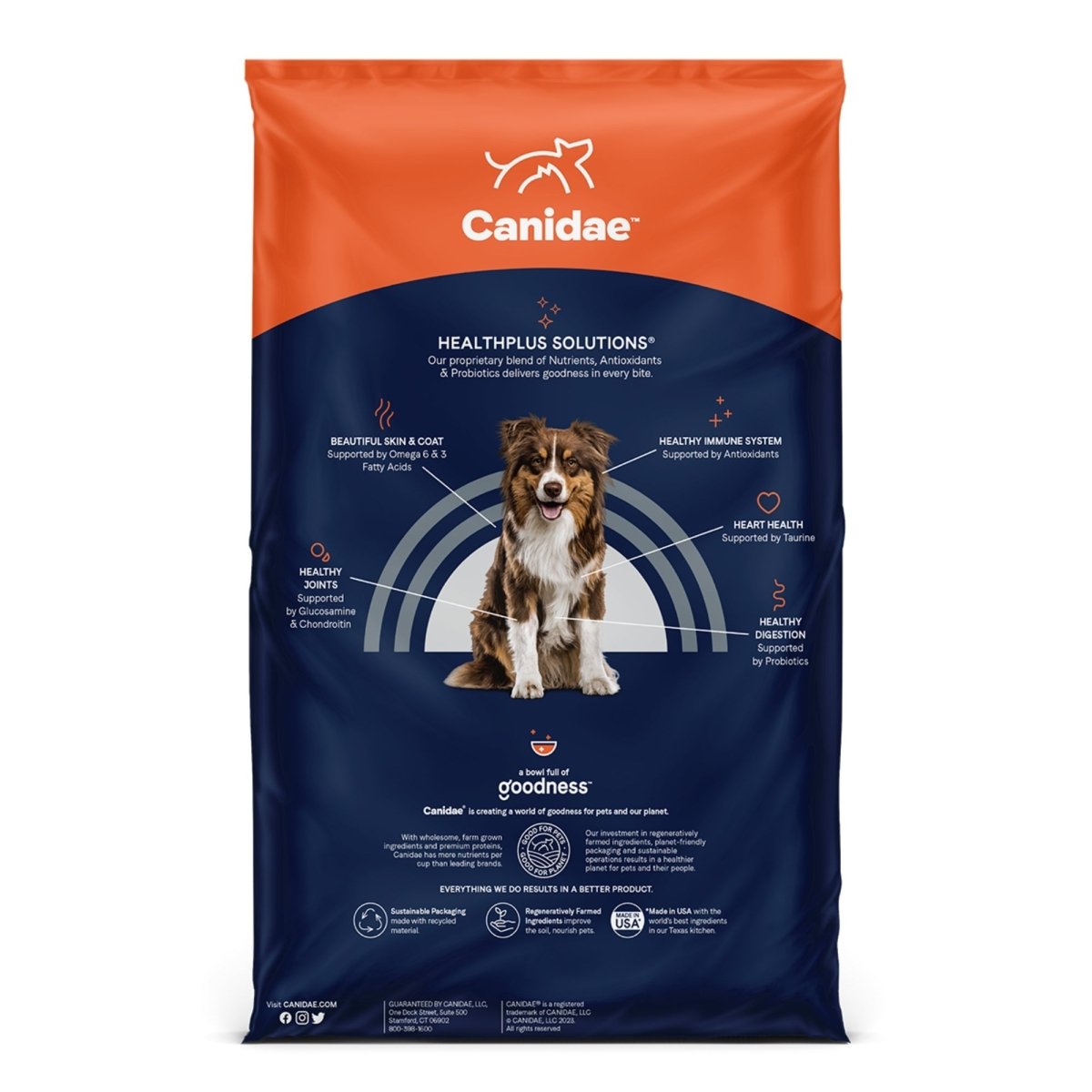 CANIDAE PURE Grain - Free Duck Dry Dog Food - Limited Ingredient, 22 lb - Pets Perfect