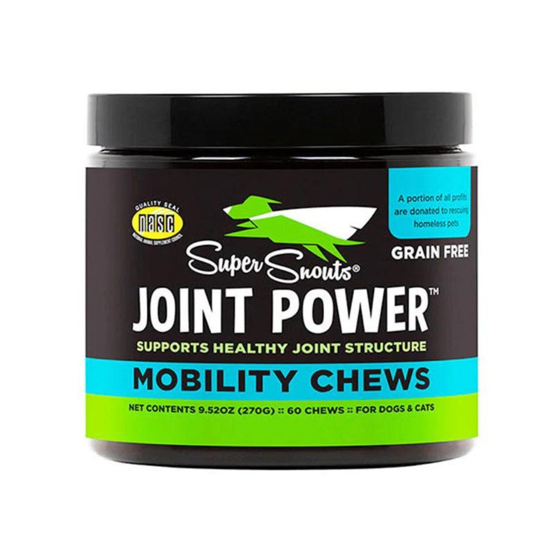 Super Snouts Dog Joint Power Dog Chew Mussel 60 ct