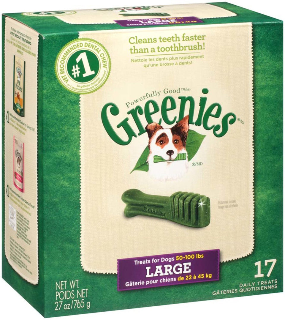 Greenies Dog Dental Dog Treats Large, Original, 27 oz, 17 ct