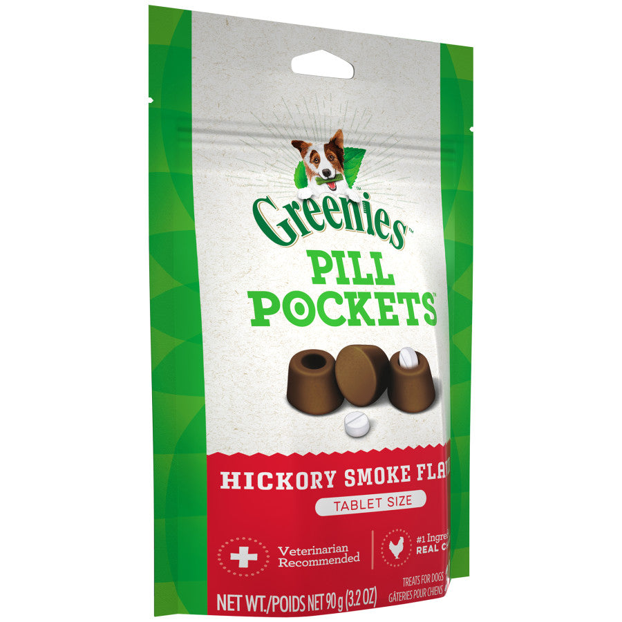 Greenies Pill Pockets for Tablets Hickory Smoke, 30 ct, 3.2 oz