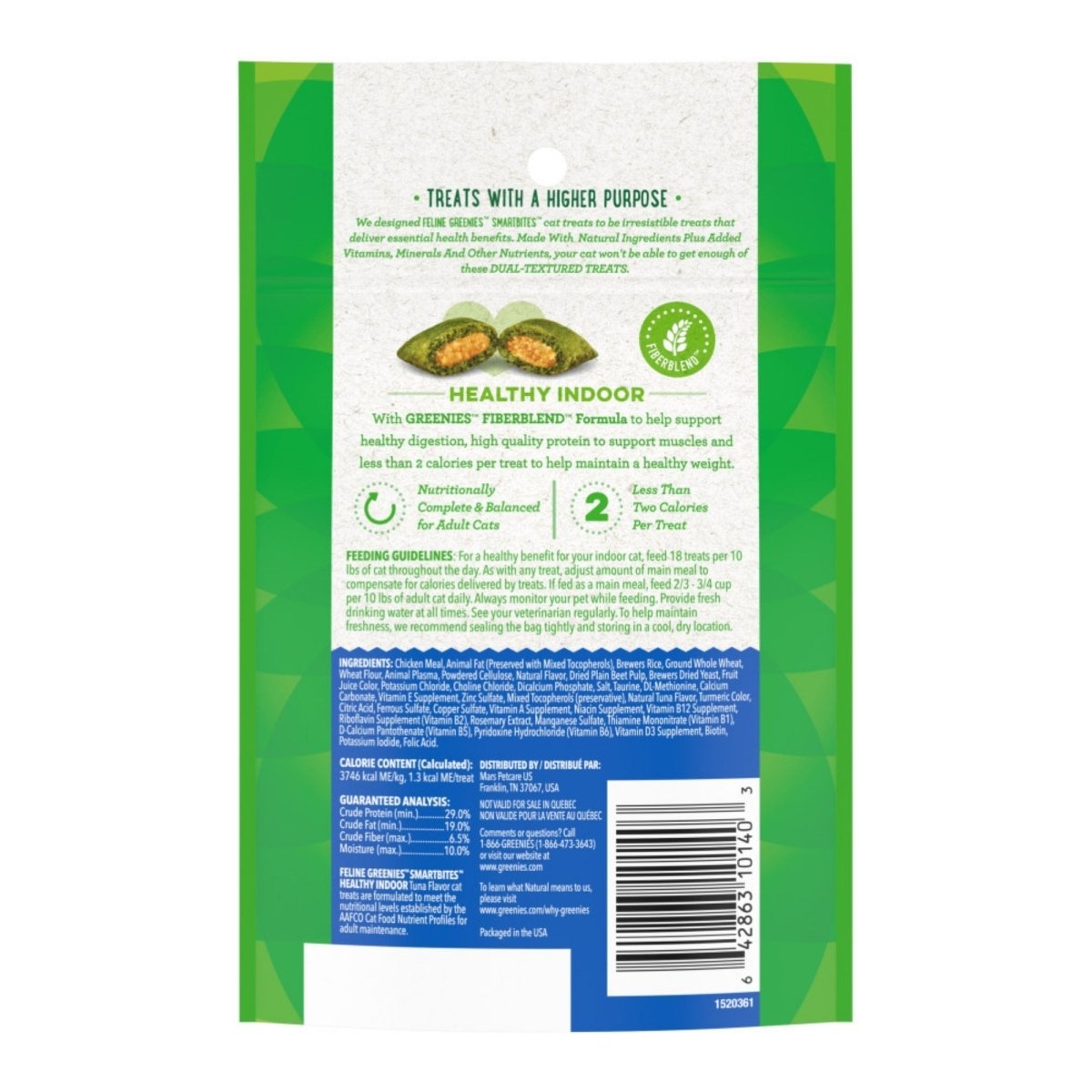 Greenies Feline SmartBites Healthy Indoor Cat Treats Tuna, 1ea/2.1 oz - Pets Perfect