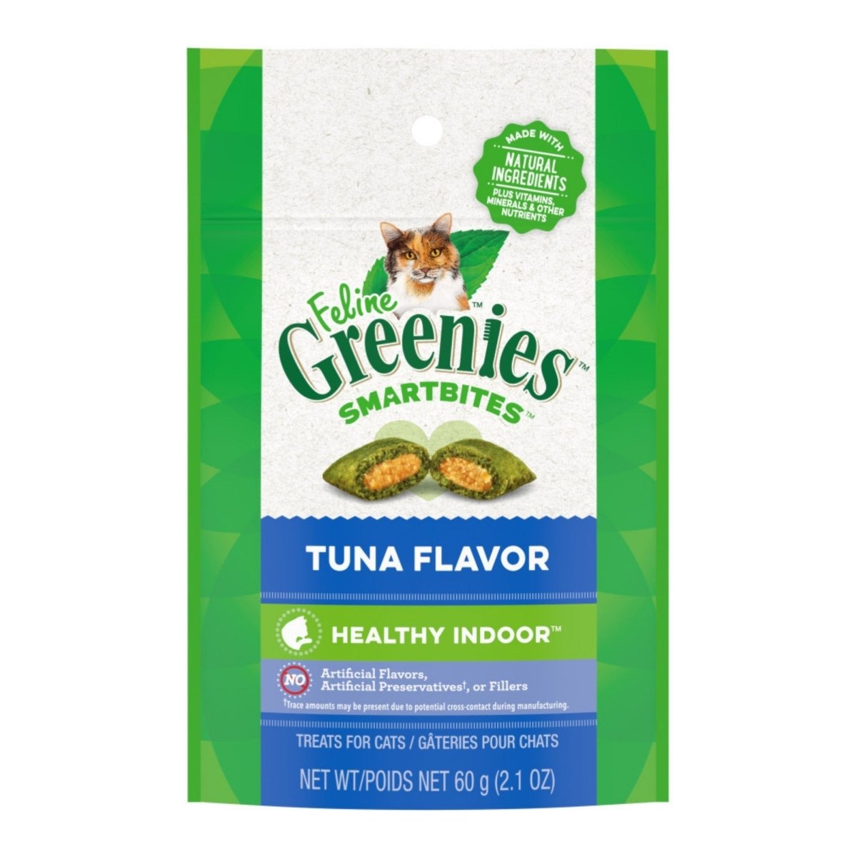 Greenies Feline SmartBites Healthy Indoor Cat Treats Tuna, 1ea/2.1 oz - Pets Perfect