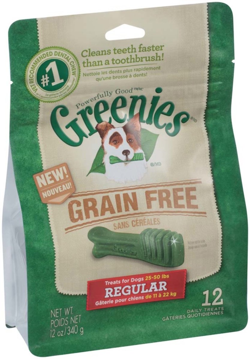 Greenies Grain Free Dog Dental Treats Regular Original 1ea/12 oz, 12 ct - Pets Perfect